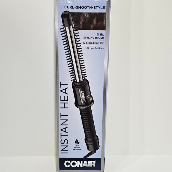 Conair Instant Heat 3/4" Styling Brush Ceramic Open Box New Tested - Picture 1 of 4
